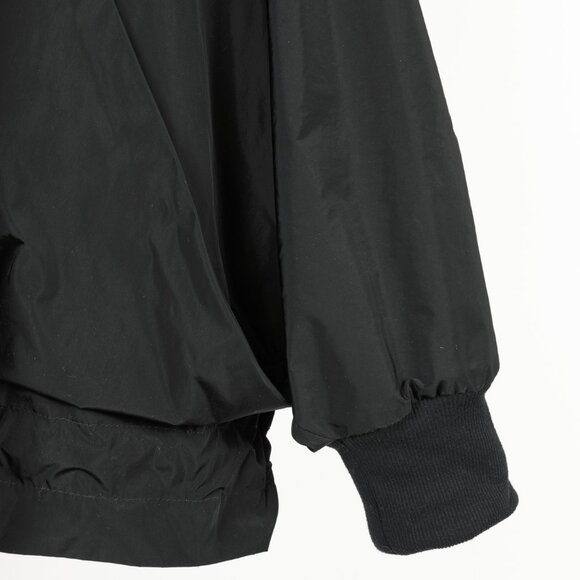 Denis Gagnon Black Taffeta Oversized Hooded Jacket - Picture 5 of 10